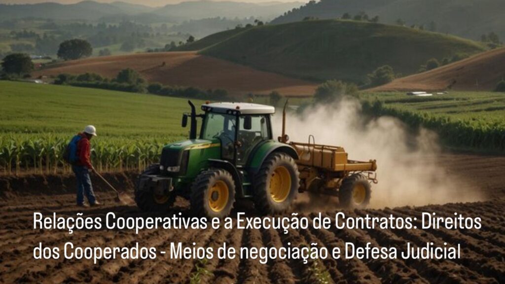 Relações Cooperativas e a Execução de Contratos: Direitos dos Cooperados – Meios de negociação e Defesa Judicial.