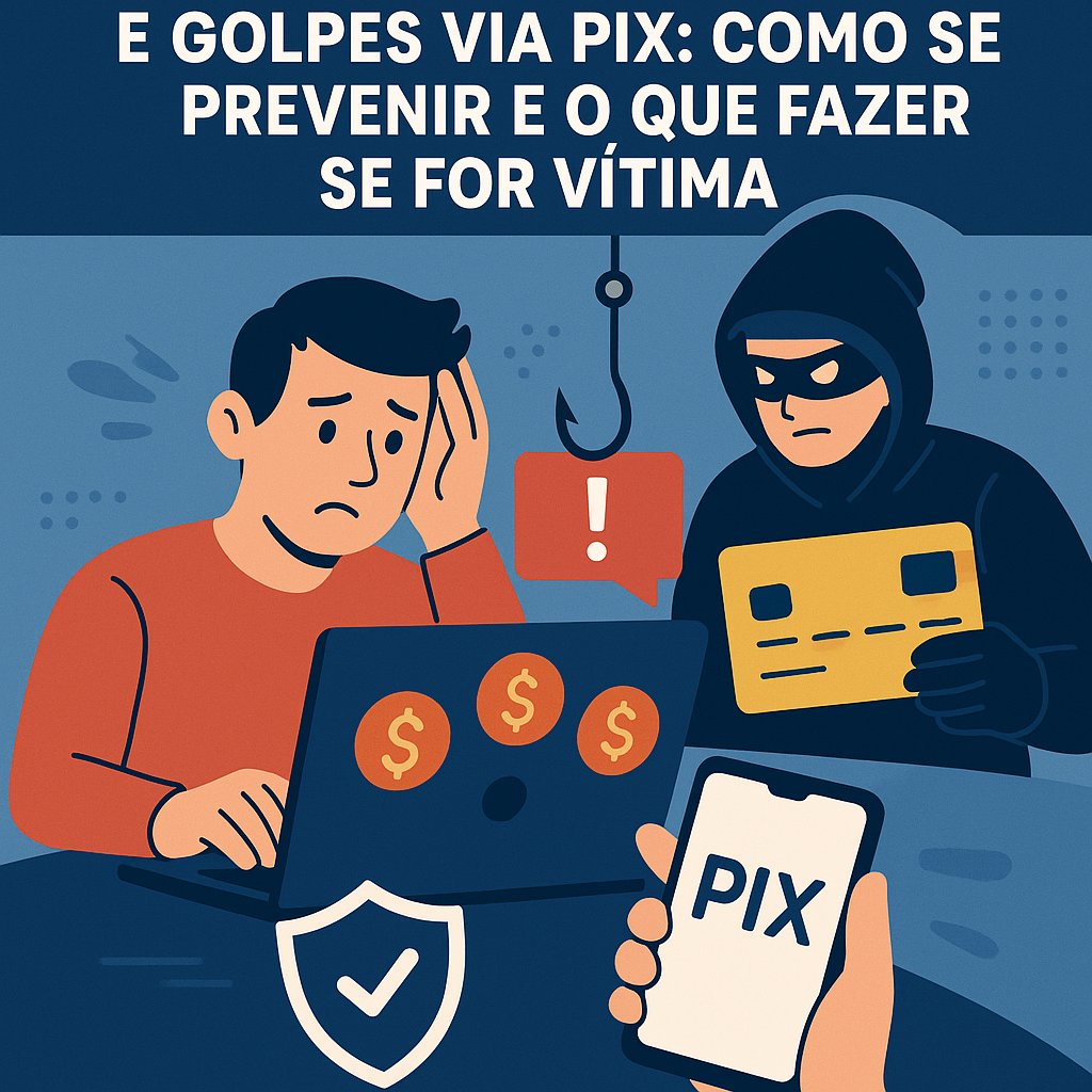 Fraudes na Internet e Golpes via PIX: Como se Prevenir e o Que Fazer se For Vítima.