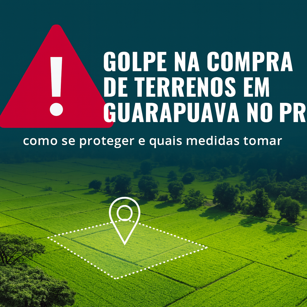 Golpe na Compra de Terrenos em Guarapuava no PR: como se proteger e quais medidas tomar.