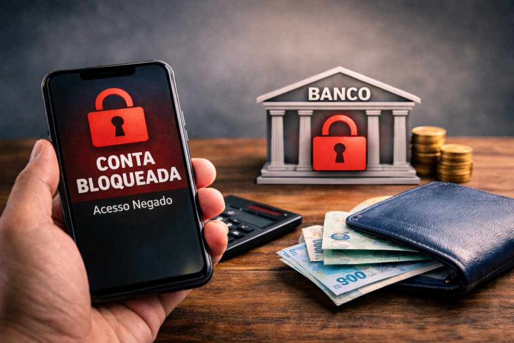 Conta bancária bloqueada: o que fazer, quais podem ser as causas e quais são os seus direitos.