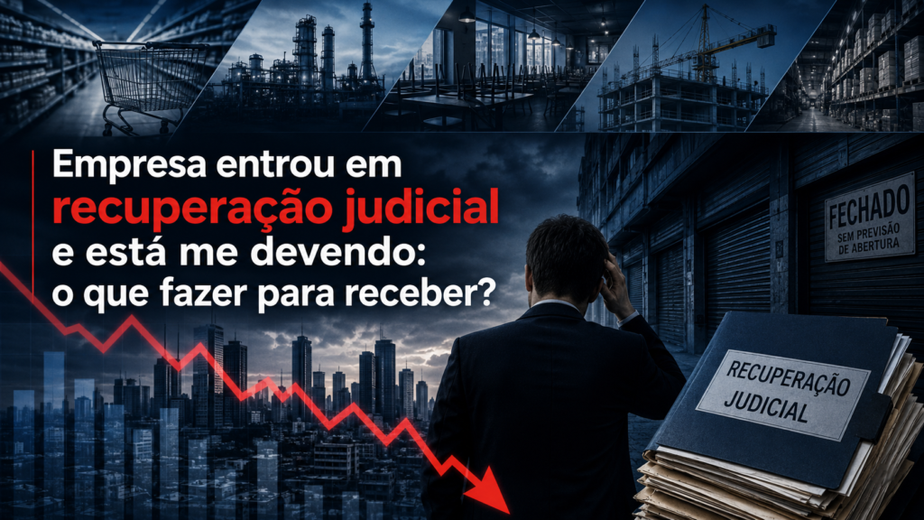 Empresa entrou em recuperação judicial e está me devendo: o que fazer para receber?